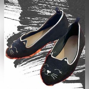 Toddler Black Cat Flats